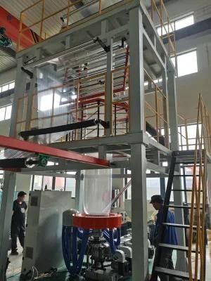2020 Shanghai Bieyang 3 Layers PVC Matterss Film Blowing Machine with Rotary Die Head and ...