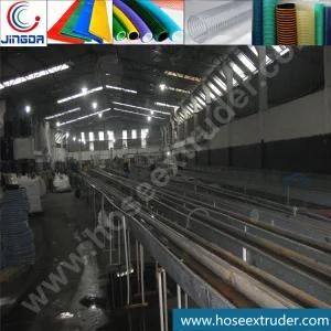 10 Inch PVC Reinforced Spiral Suction Tube Production Equipment Factory