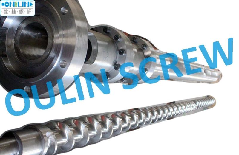 115mm Exhaust Type Screw and Cylinder for Granulation Extrusion