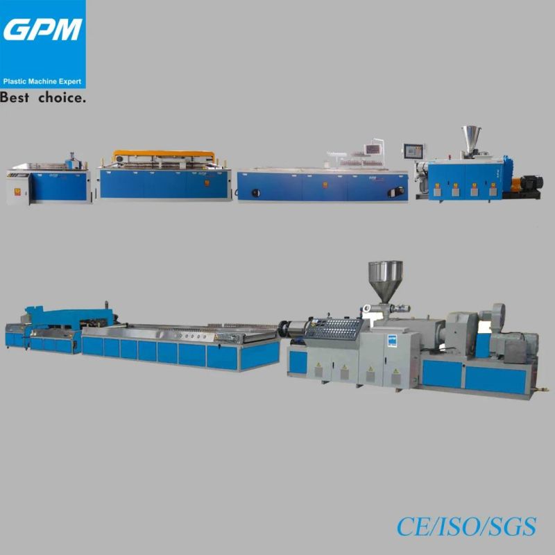 PVC/PE/PP/WPC Foam Hollow Board Production Line
