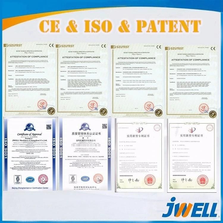 Jwell 1560 mm Width Sjz 92/188 PVC Semi-Skinning Foam Board Extrusion Line/Plastic Extruder/Plastic Machine