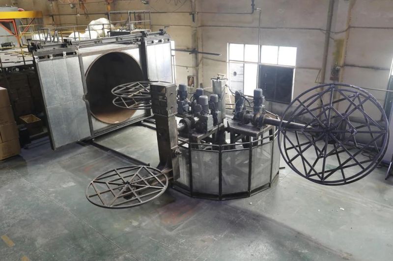 Carousel Rotational Moulding Machine Used in The Manufacture of Water Tanks