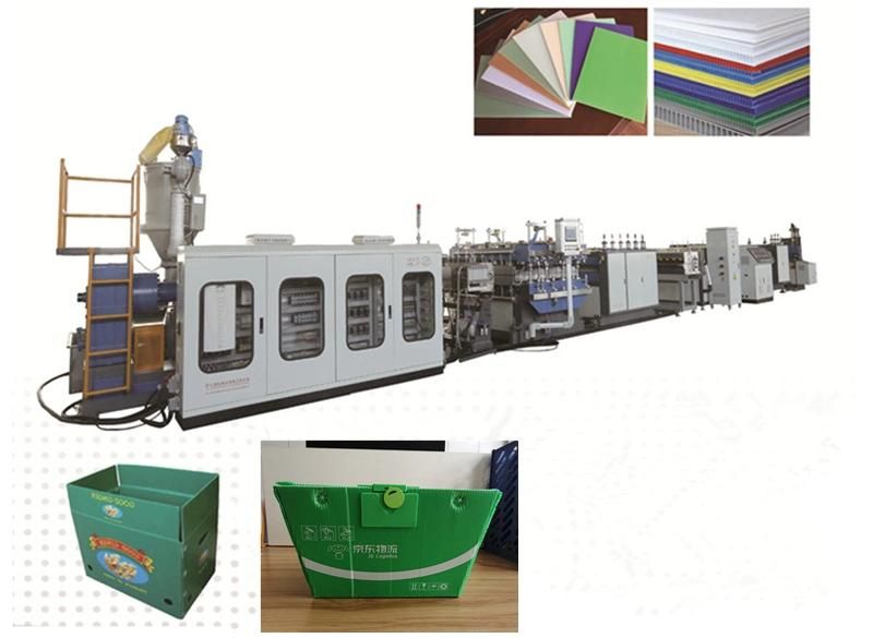 PP Polypropylene Carton Box Making Machine/PP Hollow Corrugated Sheet Making Machine/PP Sheet Machine/PP Twin Layer Sheet Machine