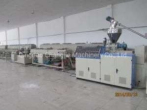 Plastic PVC Threading Double Pipe Extrusion Line Extruder Machine