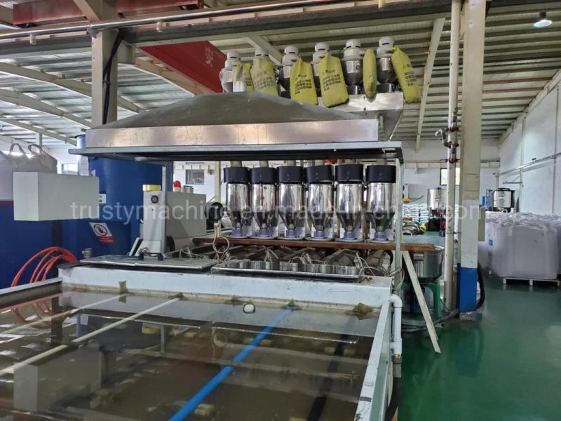 HDPE PE Carbon Reinforced Spiral Prestressed Pipe Manufacturing Machine / Extrusion Line