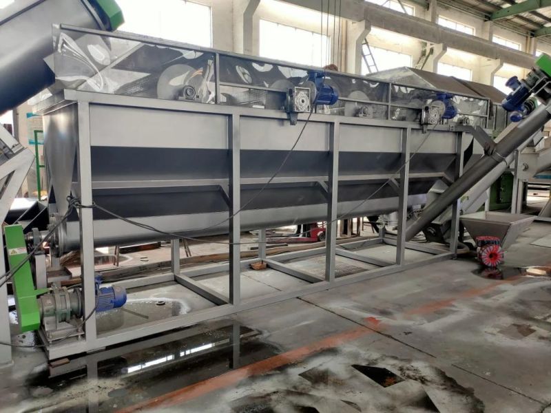 PE PP ABS PC Waste Plastic Recycling Washing Granulating Line