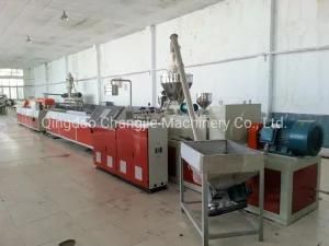 PVC Window Profile Production Extrusion Machine / WPC Window Door Frame Profile Extruder ...