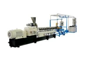 Black PP PE Plastic Filler Masterbatch Twin Screw Extruder