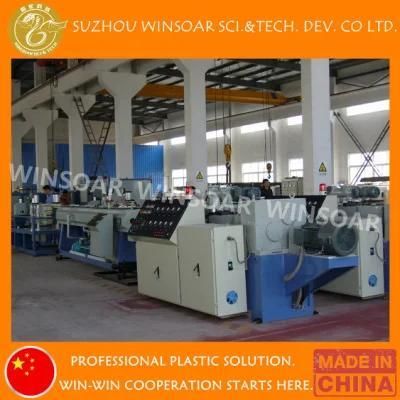Plastic Twin Double Screw Extruder PVC Sewer Drainage Pipe Making Machines
