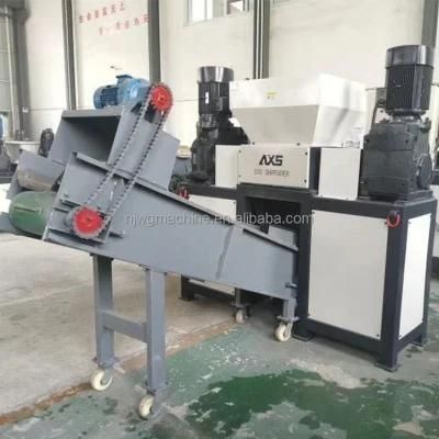 Old Shredder Machine 600/800/1000 Model Waste Rudder Tire Wood Pallet Carton Double Shaft ...