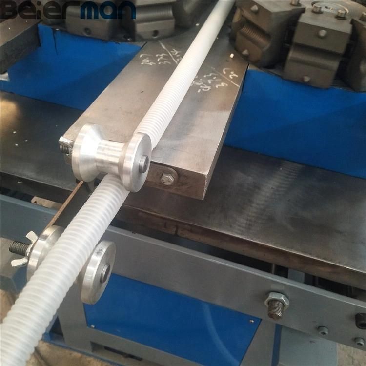 PP PE Soft Single Wall Corrugated Water Washing Machine Pipe with Connector Extrusion Production Line
