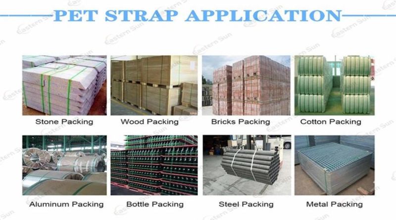 Automatic Pet Polyester Plastic Steel Box Strap Strapping Belt Extruder Production Machine Line