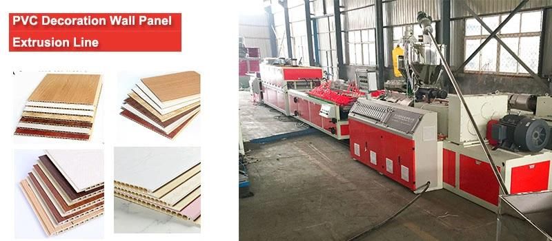 WPC Wood Plastic Composite Panel Profile Production Extrusion Line