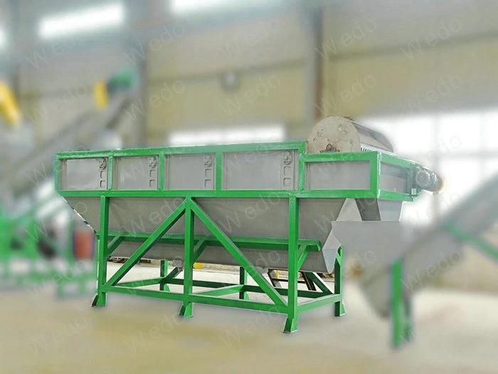 Waste PE PP Hard Plastic Flakes Washing Line for Export