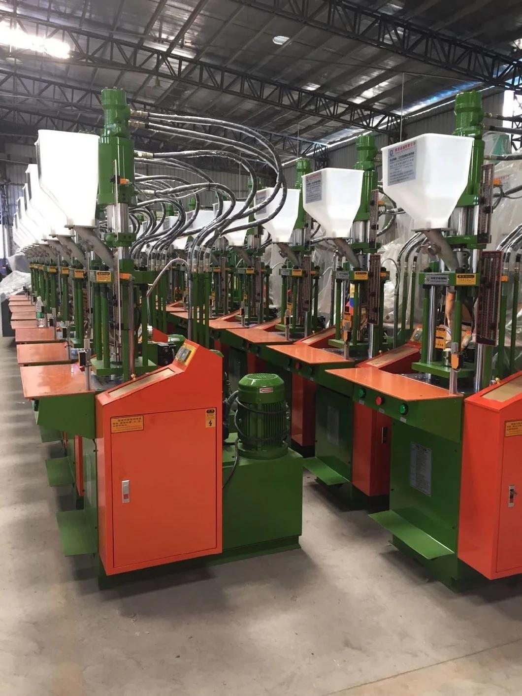 35tons Vertical Plastic Injection Moulding Machine with Double Sliding Table