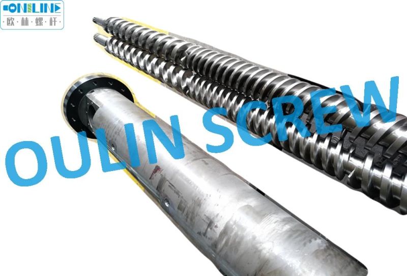 110/28 Twin Parallel Screw Barrel for PVC Extrusion