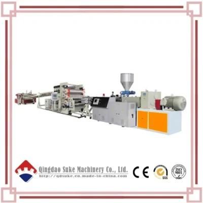 Plastic Extrusion Line/PVC Paint Free Plate and Foamed Extruder Line
