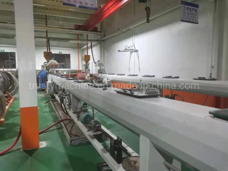 Plastic PP HDPE PE Pipe Machine Production Line