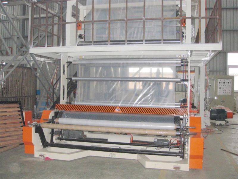 Three Layer Co-Extrusion with Automatic Winder and Rotary Die, Auto Loader