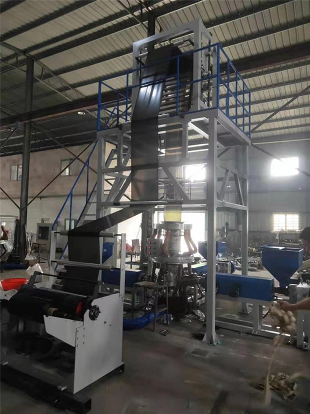 Three Layers 100% Pbat PLA Corn Starch Bag Film Making Extruders Blown Machine