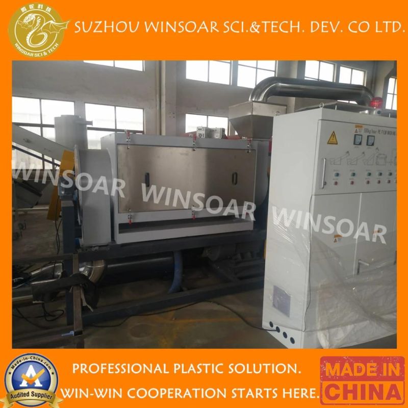 Waste Plastic PE/PP/HDPE/LDPE Bulk Ton Bag/ Agricultural Film/ Shopping Bag Flakes Scraps Crushing Recycling Washing Machine Production Line