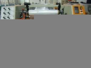 LLDPE semi-auto stretch film slitter rewinder machine