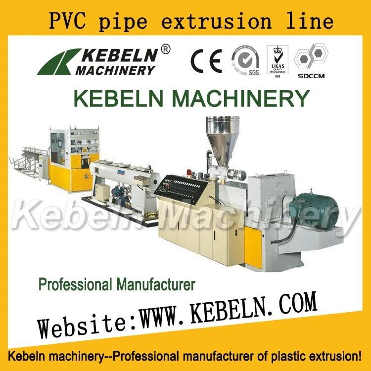 Saving -Energy UPVC CPVC PVC Plastic Pipe Extrusion Machine