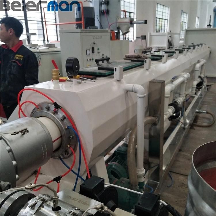 Ce Certificate 110-450mm Three Layers Big Plastic PVC Conduit Drainage Water Pipe Production Line with Sjsz80/156 Co-Extrusion for New and Recycled Material