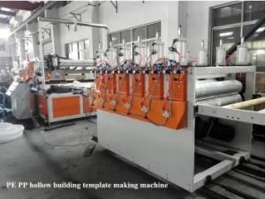 PP/PE Hollow Building Board Extruder Machine Product Line for Template