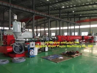 High Quality Sj90/38 High Effective Multi 1-3 Layers HDPE Pipe Making Machine Extrusion ...