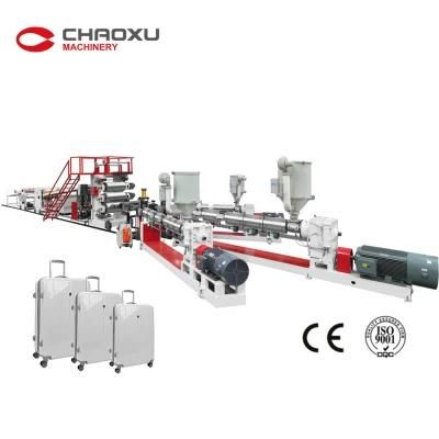 Chaoxu 2021 New Plastic Extruder Machine for Luggage Sheet