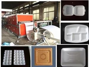 Automatic Plastic Vacuum Forming Machine with Robot Arm
