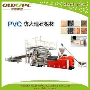 Stone Plastic Wall Panel Marble Sheet Production Line Extruder Machine