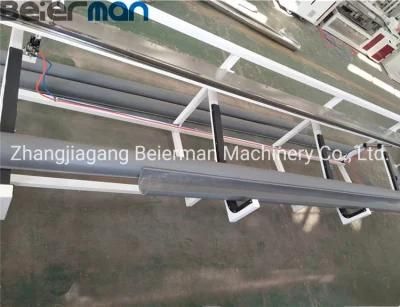 Exported to Gabon PVC Building Rain Water Drain Gutter Pipe Profile Extrusion Production ...