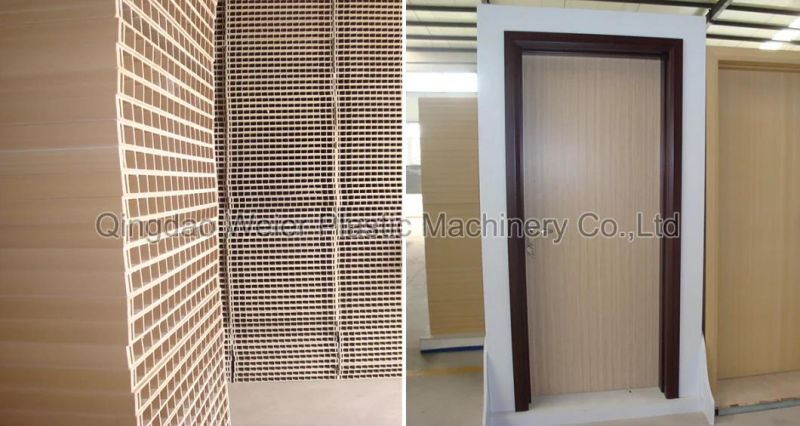 800mm 1000mm WPC PVC Hollow Door Board Panel Making Machine