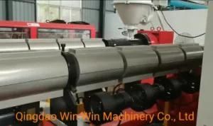 PVC 450mm Single Wall Corrugated Pipe Extrusion Line