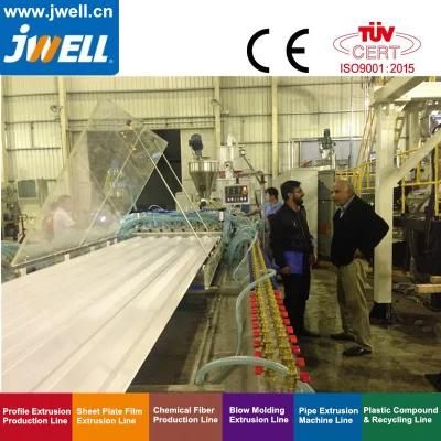 Jwell PVC Hollow Corrugated Board Extruder