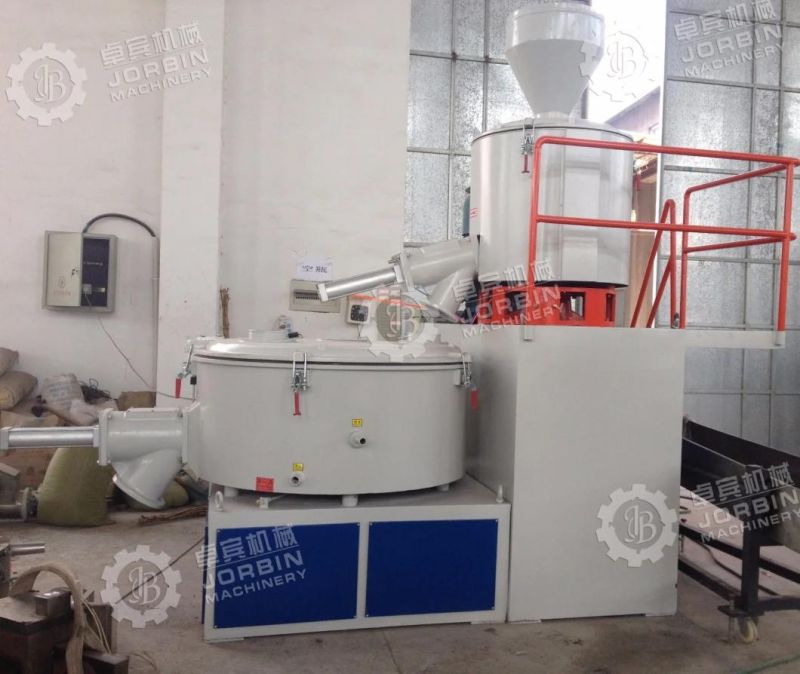 Plastic PVC PE BOPP with CaCO3 Wax and Chemical Hot and Cooling Mixer Group