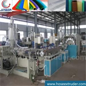 PVC Fiber Yarn Reinforced Hose Pipe Tube Extruder Machine Equipment Line