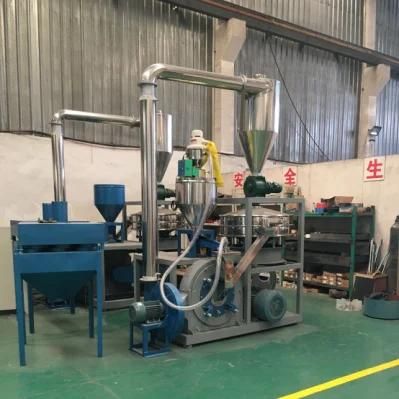 Plastic Powder Pulverizer PVC HDPE Plastic Powder Grinder Mill