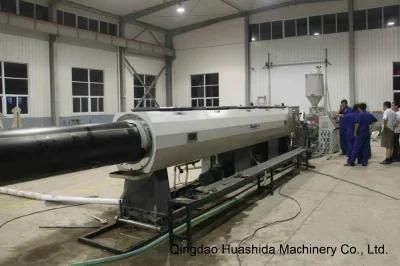 HDPE Water Supplying Solid Wall Pipe Extrusion Line