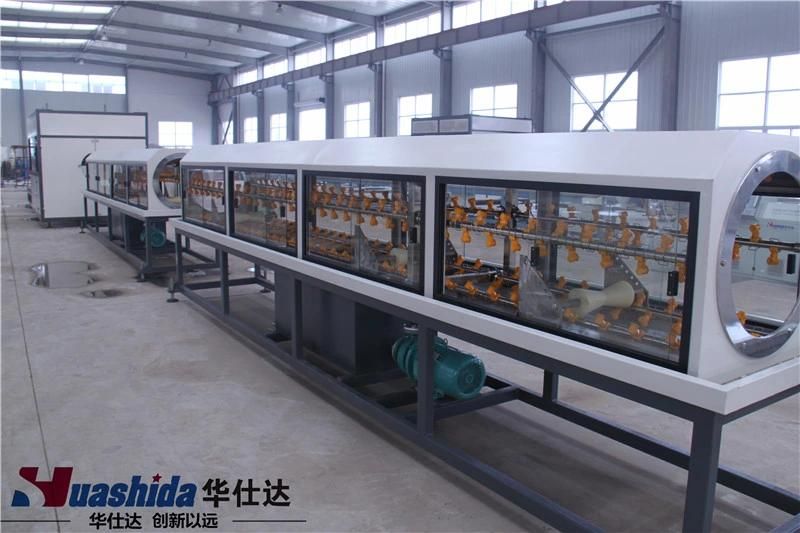 Plastic PE HDPE Solid Wall Water Gas Supply Pipe Extrusion Line