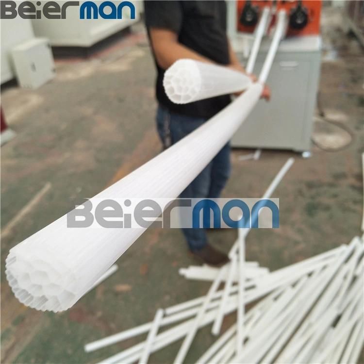 Beierman 25mm Special Design 2 Cavity PE PP Recycled Water Filter Profile Tube Extrusion Production Line ABB Frequency Inverter