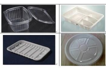Servo Plastic Thermoforming Equipment for Clamsehll Tray Flower Pot Bowl Egg Tray Dish Lid