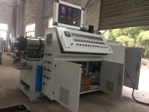 Conical Double Screw PVC Powder Plastic Profile Extruding Machine