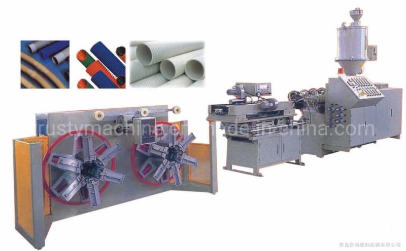 PVC/PE Single Wall Corrugated Pipe Production Line/Extrusion Machine