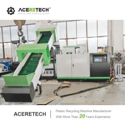 Pet Bottle Crushing Pelletizing Line Wasted Plastic Recycling Machine Plant