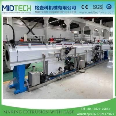 Wholesale Conical Twin Screw Plastic PVC Pipe Tube Extruder Machine