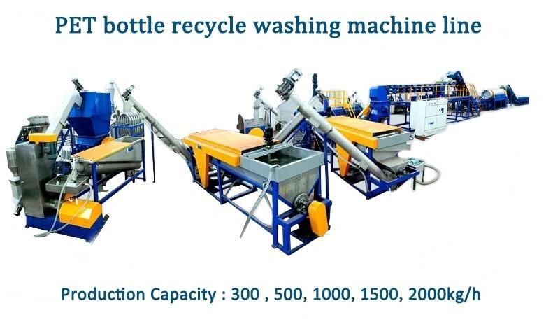 Plastic Bottle Flakes Recycling and Washing Machine