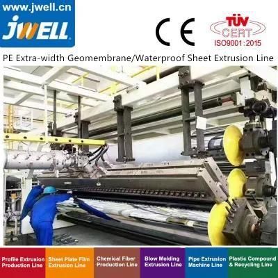 PVC Geomembrane Plastic Sheet Extrusion Machine
